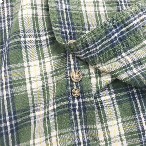 Carhartt Relaxed Fit Plaid Button Front Shirt Short Sleeve  Men's L - Picture 4 of 4